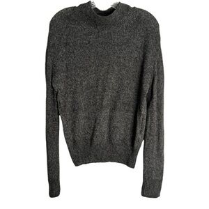 LE17SEPTEMBRE Long Sleeve Knit Mohair Blend Sweater Top Gray Women's 38